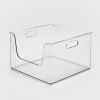 12" x 12" x 8" All Purpose Open Front Plastic Storage Bin