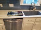 Bufflehead Dish Drying Mat Absorbent Dish Drying Mat Pad for Kitchen Counter Dish Drainer Mat for Countertop, 14 x 21", Multicolor
