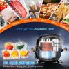 48" Commercial Frozen Refrigerator Sandwich & Salad Prep Table, 12.9 Cu. Ft Stainless Steel Refrigerated Food Prep Station with 2 Doors
