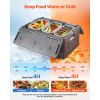 Collapsible Insulated Food Warmer, 40 Qt Non-Electrical Thermal Carrier, Lightweight and High-rigidity EPP Hot Box, for Delivery, Transport