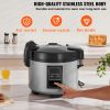 Commercial Rice Cooker, 70-Cup Rice Cooker, 15.85 Qt / 15 Liter Large Rice Cooker and Warmer with Nonstick Inner Pot