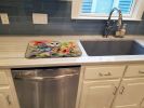Barn Owl Dish Drying Mat Absorbent Dish Drying Mat Pad for Kitchen Counter Dish Drainer Mat for Countertop, 14 x 21", Multicolor