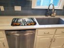 Alaskan Malamute Spooky Halloween Dish Drying Mat Absorbent Dish Drying Mat Pad for Kitchen Counter Dish Drainer Mat for Countertop, 14 x 21"