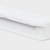 White 8-Piece Plastic Drawer Organizer Set, Multi-Compartment Flatware Storage, Dishwasher Safe