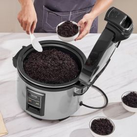 Commercial Rice Cooker 70-Cup Non-Stick Pot 15L 12H Keep Warm Restaurant (Option: Black)