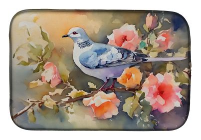 Dove Dish Drying Mat Absorbent Dish Drying Mat Pad for Kitchen Counter Dish Drainer Mat for Countertop, 14 x 21", Multicolor (Default: Default)